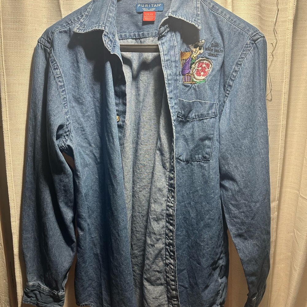 Puritan Blue Denim vintage button up